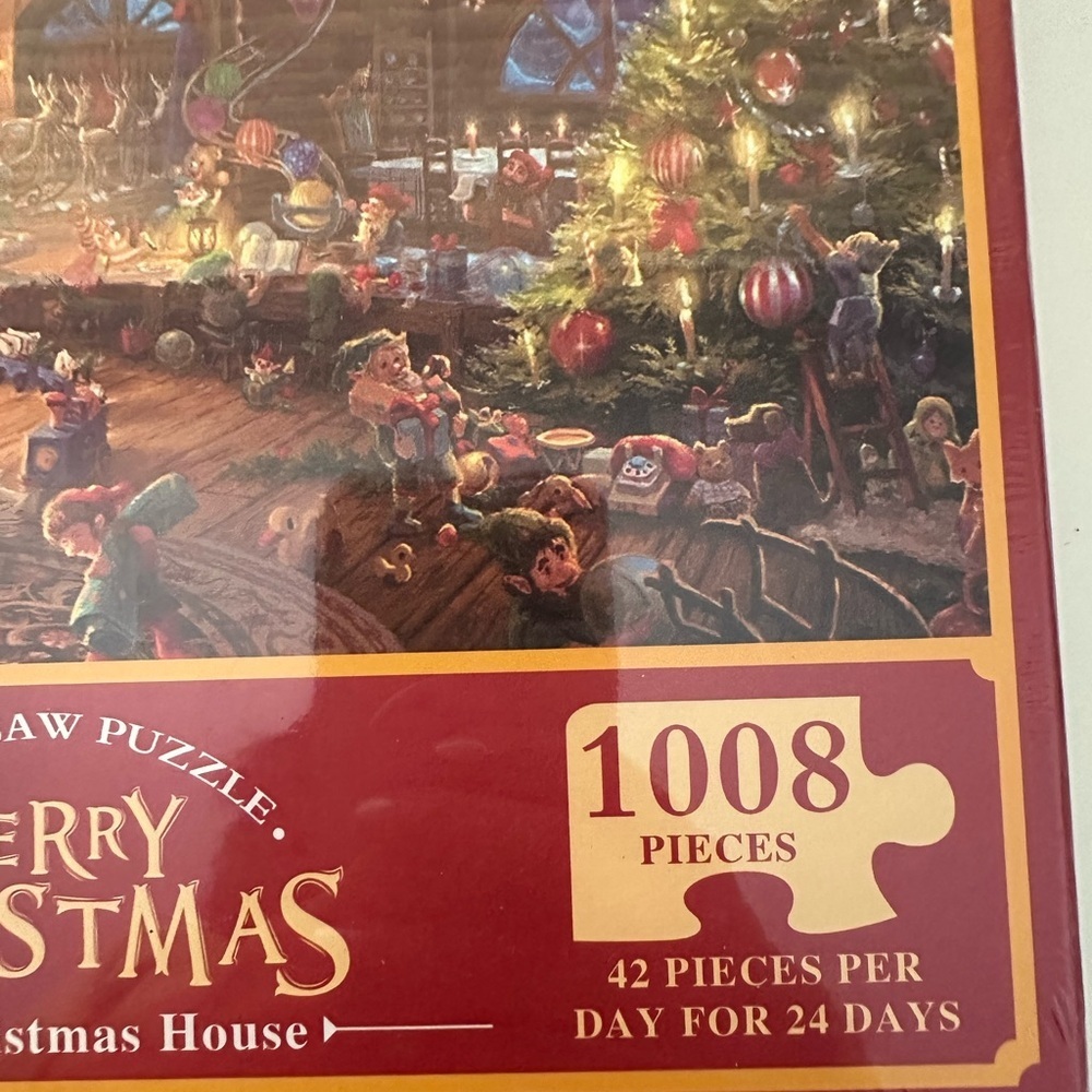 Christmas Holiday 1008 Pcs Puzzle Family Game Brand New - Picture 2 of 4